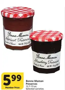 Albertsons Bonne Maman Preserves offer