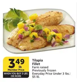 Albertsons Tilapia Fillet offer