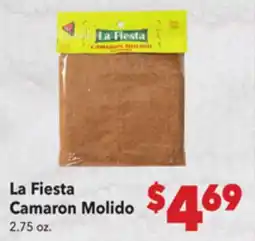 Vallarta Supermarkets La Fiesta Camaron Molido offer