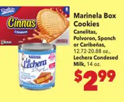 Vallarta Supermarkets Marinela Box Cookies offer