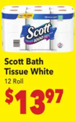 Vallarta Supermarkets Scott Bath Tissue White offer