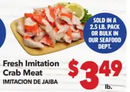 Vallarta Supermarkets Fresh Imitation Crab Meat /IMITACION DE JAIBA offer