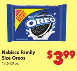 Vallarta Supermarkets Nabisco Family Size Oreos offer