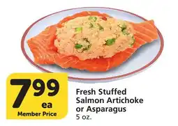 Albertsons Fresh Stuffed Salmon Artichoke or Asparagus offer