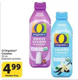 Albertsons O Organics Creamer offer