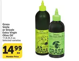 Albertsons Graza Sizzle or Drizzle Extra Virgin Olive Oil offer
