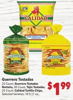 Vallarta Supermarkets Guerrero Tostadas offer