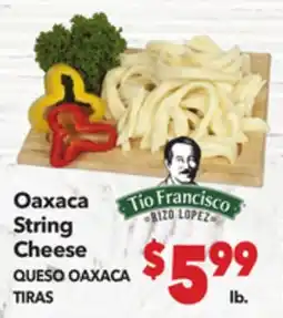 Vallarta Supermarkets Oaxaca String Cheese / QUESO OAXACA TIRAS offer