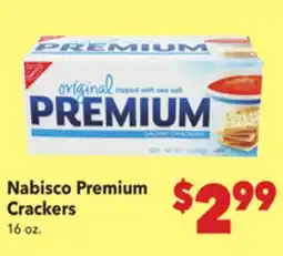 Vallarta Supermarkets Nabisco Premium Crackers offer