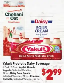 Vallarta Supermarkets Yakult Probiotic Dairy Beverage offer