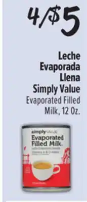 El Super Evaporated Filled Milk offer