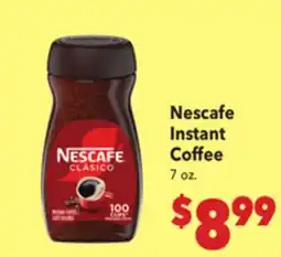 Vallarta Supermarkets Nescafe Instant Coffee offer