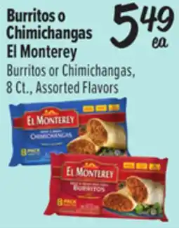 El Super Burritos or Chimichangas offer