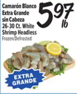 El Super White Shrimp Headless offer