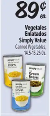 El Super Simply Value Canned Vegetables offer