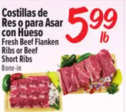El Super Fresh Beef Flanken Ribs or Beef Short Ribs offer