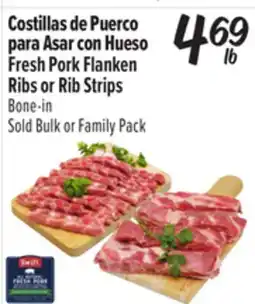 El Super Fresh Pork Flanken Ribs or Rib Strips Bone-in offer