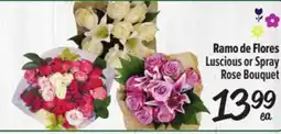 El Super Luscious or Spray Rose Bouquet offer