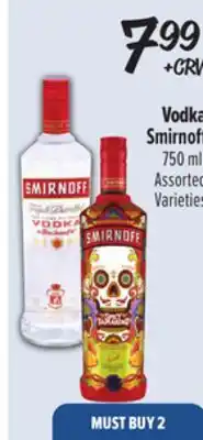 El Super Vodka Smirnoff offer