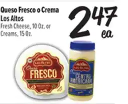 El Super Fresh Cheese, 10 Oz. or Creams, 15 Oz offer