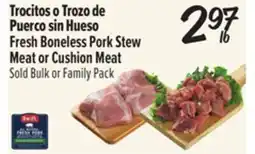 El Super Fresh Boneless Pork Stew Meat or Cushion Meat offer