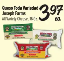 El Super Joseph Farms All Variety Cheese offer