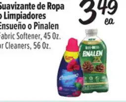 El Super Ensueño o Pinalen Fabric Softener, 45Oz.or Cleaners, 56Oz offer