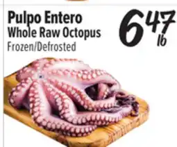 El Super Whole Raw Octopus offer