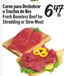 El Super Fresh Boneless Beef for Shredding or Stew Meat offer