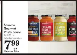 Pavilions Sonoma Gourmet Pasta Sauce offer