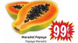 Foodmaxx Maradol Papaya offer