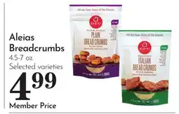 Pavilions Aleias Breadcrumbs offer