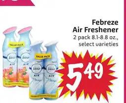 Foodmaxx Febreze Air Freshener offer