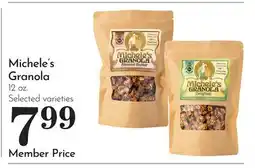 Pavilions Michele's Granola offer
