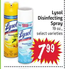 Foodmaxx Lysol Disinfecting Spray offer