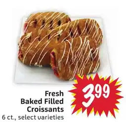 Foodmaxx Fresh Baked Filled Croissants offer