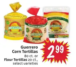 Foodmaxx Guerrero Corn Tortillas 80 ct. or Flour Tortillas 20 ct offer