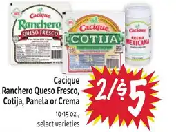 Foodmaxx Cacique Ranchero Queso Fresco, Cotija, Panela or Crema offer