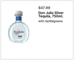 Walgreens Don Julio Silver Tequila offer