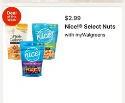 Walgreens Nice! Select Nuts offer