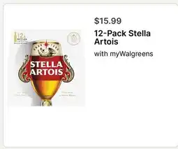 Walgreens 12-Pack Stella Artois offer
