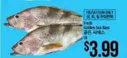 Hmart Fresh Golden Sea Bass offer