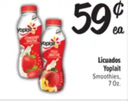 El Super Fresh Yoplait Smoothies offer