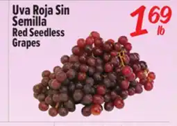 El Super Fresh Red Seedless Grapes offer