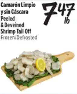 El Super Fresh Peeled & Deveined Shrimp Tail Off offer