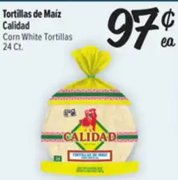 El Super Fresh Calidad Corn White Tortillas offer