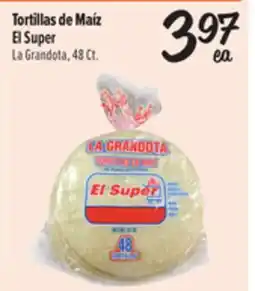El Super Fresh Tortillas de Maíz El Super offer