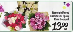 El Super Fresh Luscious or Spray Rose Bouquet offer
