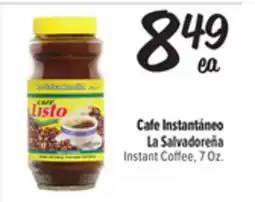 El Super Fresh La Salvadoreña Instant Coffee offer