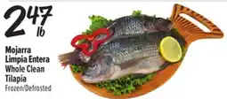 El Super Fresh Whole Clean Tilapia offer